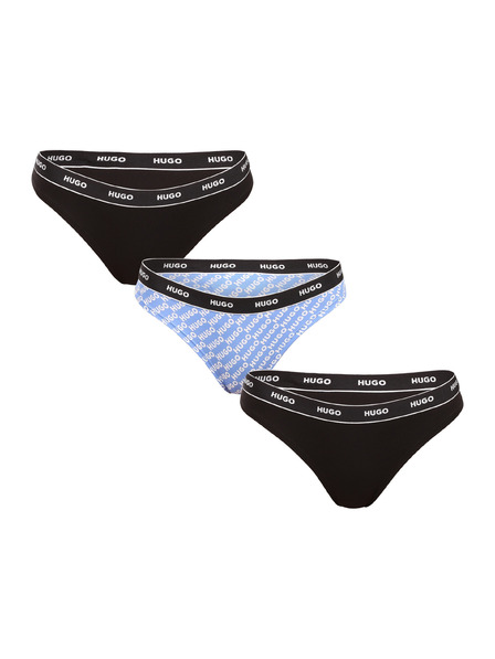 HUGO Set de trei - tanga damă HUGO multicolor