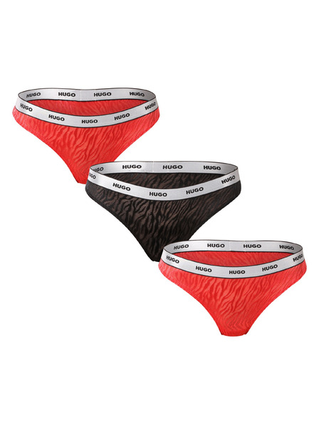 HUGO Set de trei - tanga damă HUGO multicolor