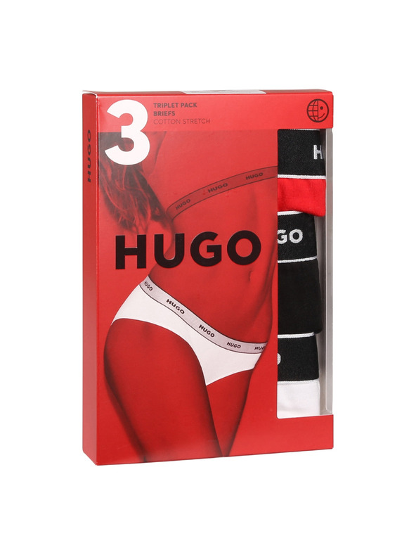 HUGO Set de trei - Chilot damă HUGO multicolor