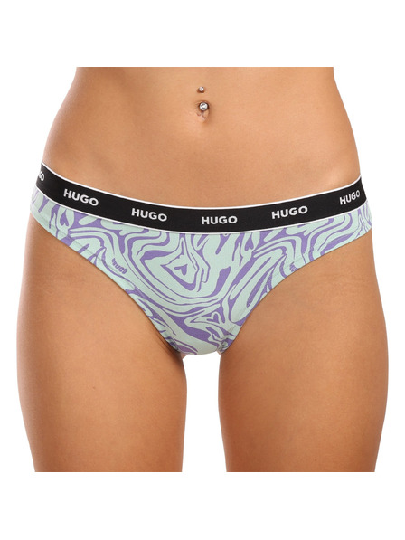 HUGO Set de trei - tanga damă HUGO multicolor
