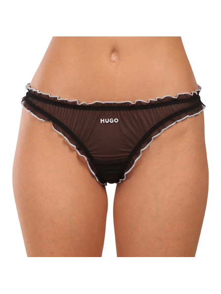 HUGO Set de trei - Tanga damă HUGO negru