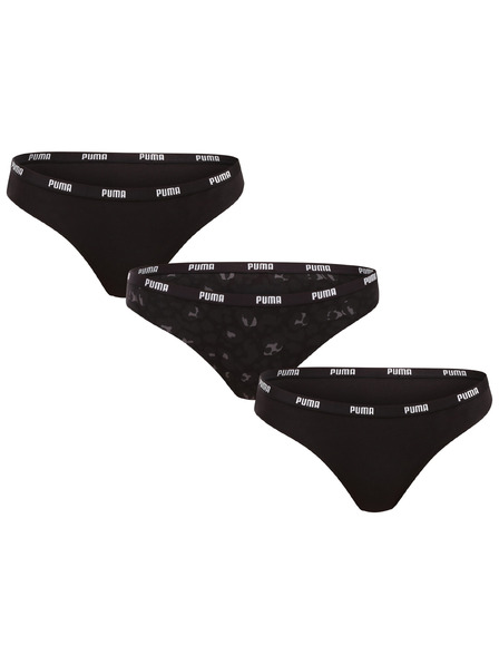 Puma Set de trei - Tanga damă Puma multicolor