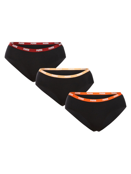 Puma Set de trei - chiloți pentru femei Puma negru