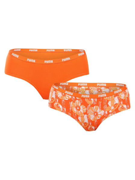 Puma Set de doi - chiloți pentru femei Puma portocaliu