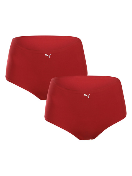 Puma Set de doi - chiloți pentru femei Puma roșu