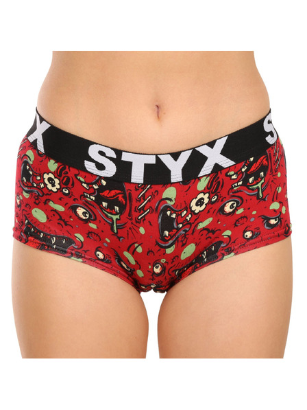 Styx Set de șase - chiloți pentru femei Styx art cu crac multicolor