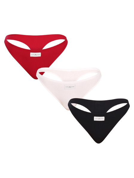 Tommy Hilfiger Set trei - tange pentru femei Tommy Hilfiger supradimensionate multicolore