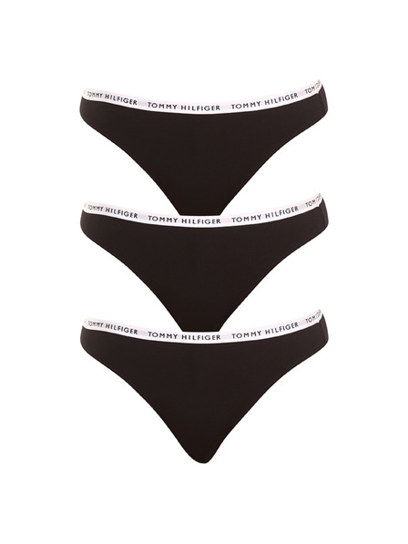 Tommy Hilfiger Set trei - chiloți pentru femei Tommy Hilfiger negru