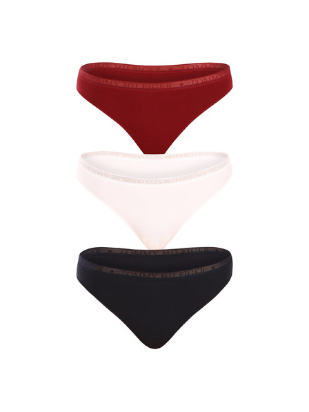Tommy Hilfiger Set trei - tange pentru femei Tommy Hilfiger supradimensionate multicolore