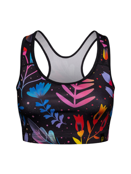 Dedoles Sutien sportiv vesel pentru femei Dedoles Flori neon