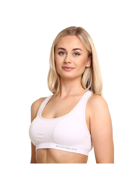 Gina Sutien pentru femei întărit Gina bambus alb