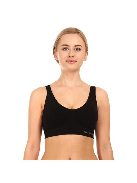 Gina Sutien de damă Gina din bambus, negru