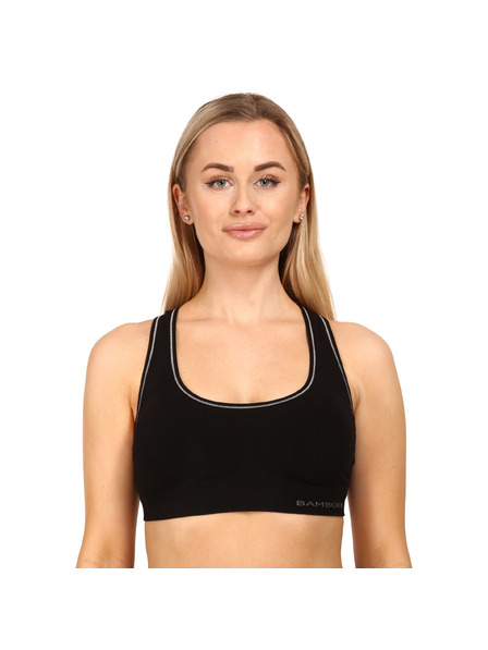 Gina Sutien de damă Gina din bambus, negru
