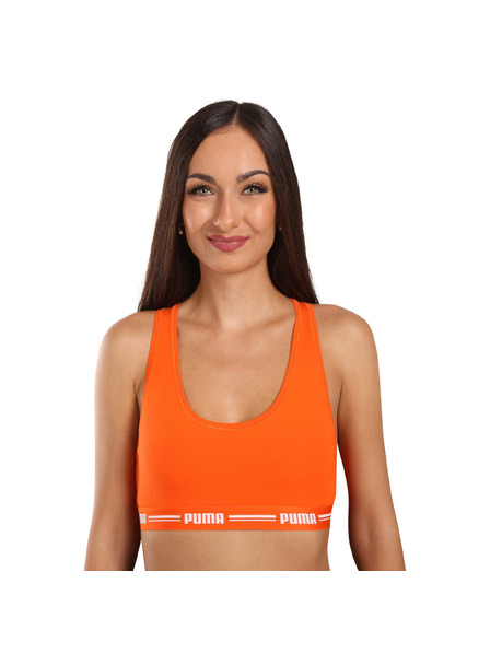 Puma Sutien de sport pentru femei Puma portocaliu
