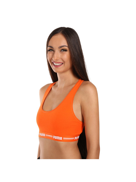 Puma Sutien de sport pentru femei Puma portocaliu