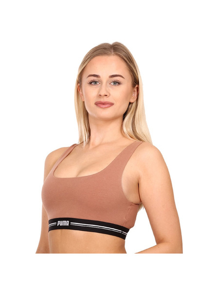 Puma Sutien de sport pentru femei Puma maro