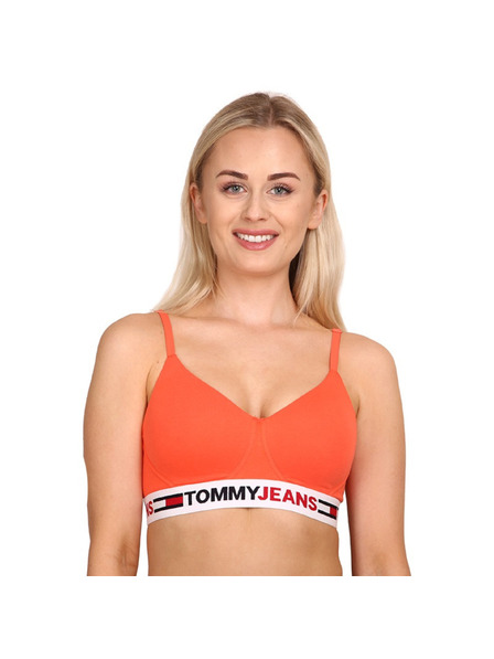 Tommy Hilfiger Sutien pentru femei Tommy Hilfiger întărit portocaliu