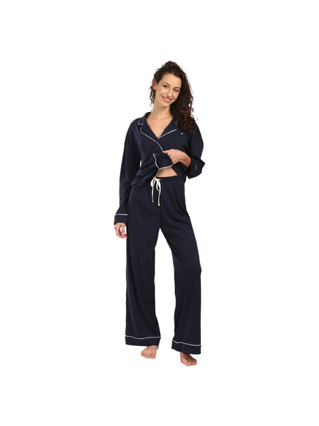 Tommy Hilfiger Pijama pentru femei Tommy Hilfiger albastră