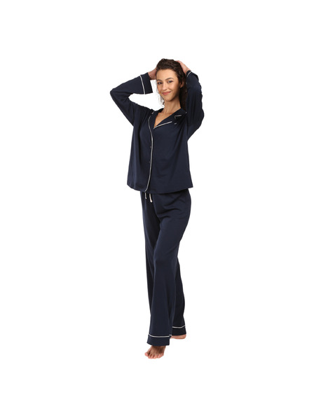 Tommy Hilfiger Pijama pentru femei Tommy Hilfiger albastră