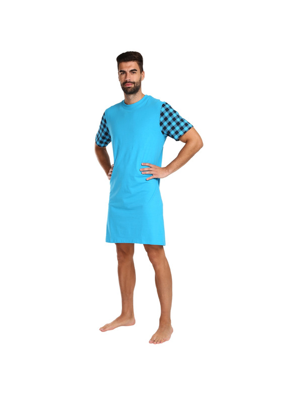 gino Cămașă de noapte bărbătească Gino multicolor