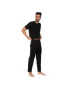 HUGO Pijama bărbătească HUGO neagră
