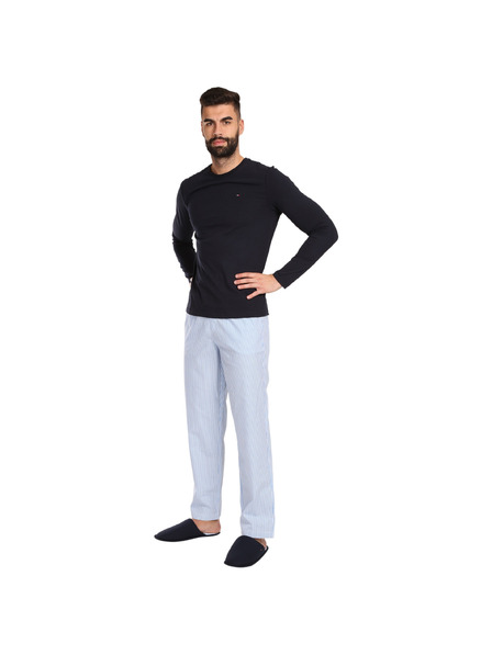 Tommy Hilfiger Pijama bărbătească Tommy Hilfiger cu papuci multicolor în ambalaj cadou