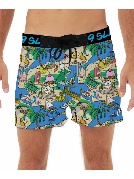 69slam Pantaloni de baie bărbătești 69SLAM BALI