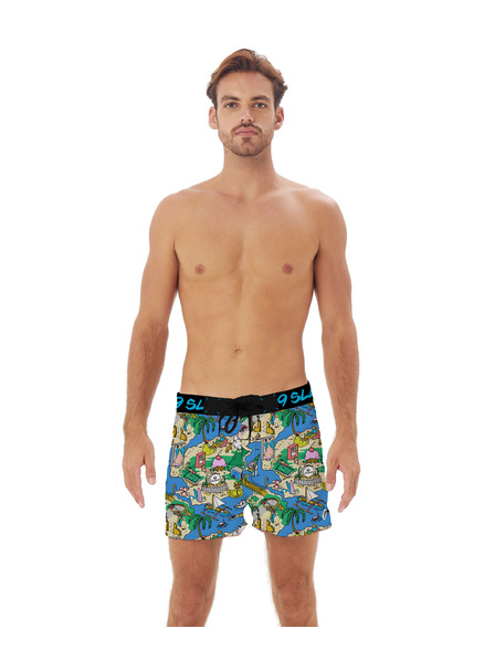 69slam Pantaloni de baie bărbătești 69SLAM BALI