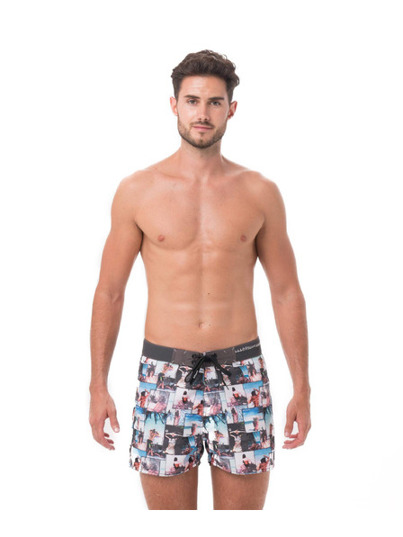 69slam Pantaloni de baie bărbătești 69SLAM UNDER THE PALM