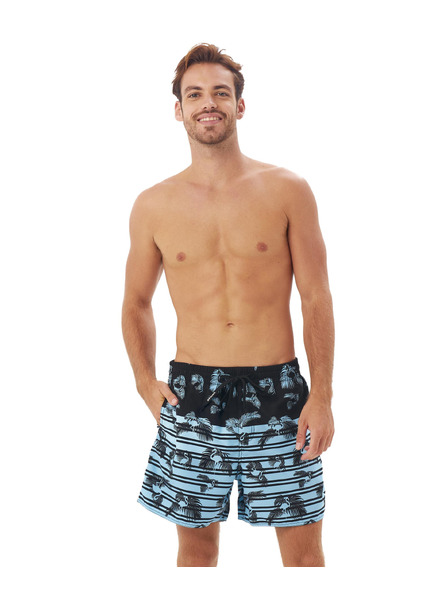 69slam Pantaloni de baie bărbătești 69SLAM FLAMINGO PALM SAMOA