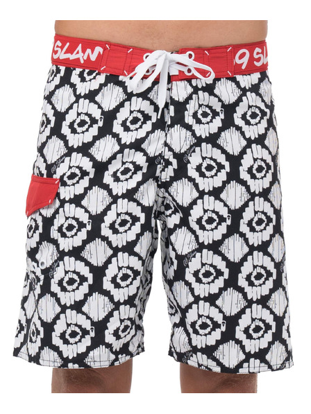 69slam Pantaloni de baie bărbătești 69SLAM IKAT DIAMOND