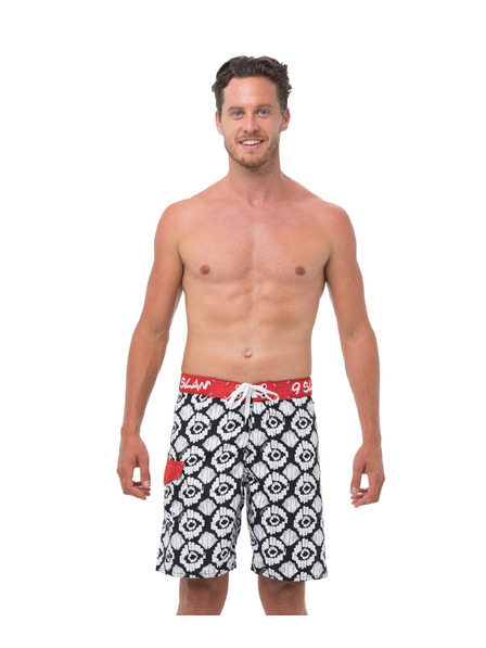69slam Pantaloni de baie bărbătești 69SLAM IKAT DIAMOND