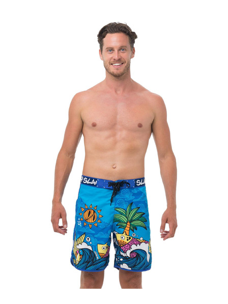 69slam Pantaloni de baie bărbătești 69SLAM ARQUARIUM