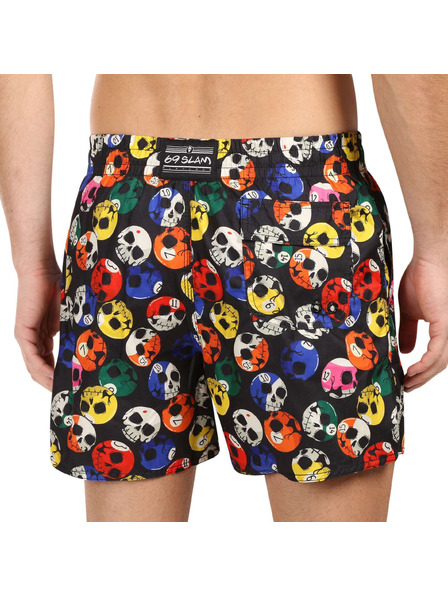 69slam Pantaloni de baie bărbătești 69SLAM SKULL SAMOA