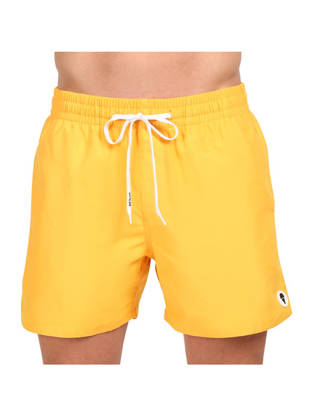 69slam Pantaloni de baie bărbătești 69SLAM portocalii PLAIN SAMOA