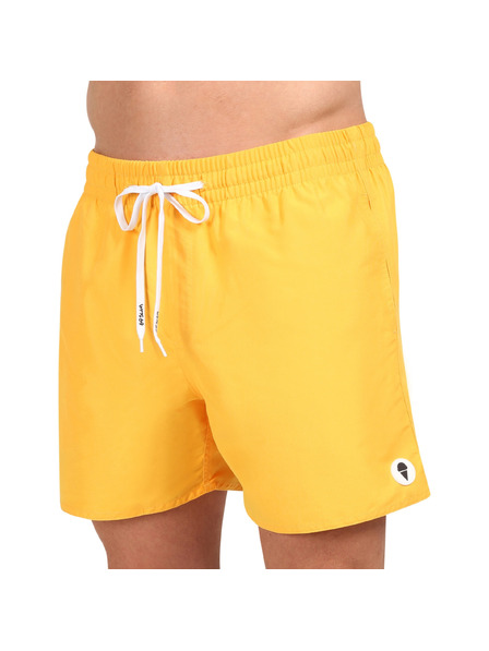 69slam Pantaloni de baie bărbătești 69SLAM portocalii PLAIN SAMOA