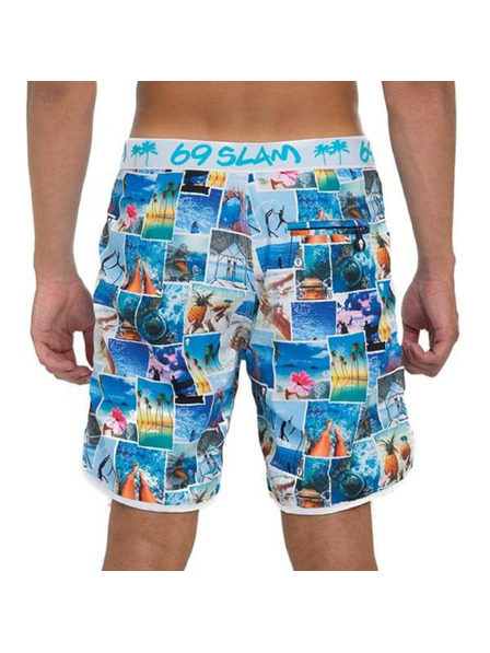 69slam Costum de baie bărbătesc 69SLAM INTO THE BLUE