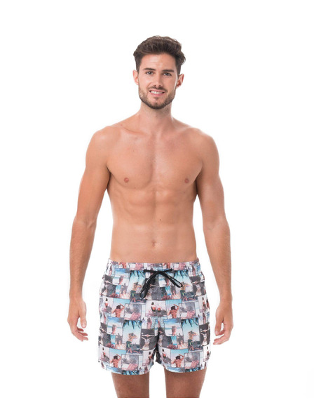69slam Costum de baie bărbătesc 69SLAM UNDER THE PALM SAMOA