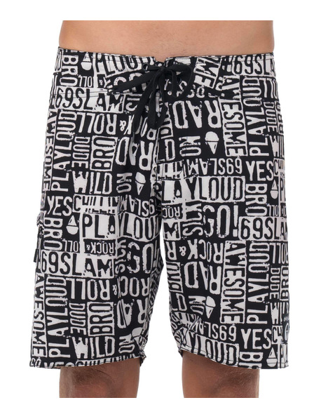 69slam Costum de baie bărbătesc 69SLAM EMO BLACK
