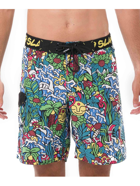 69slam Costum de baie bărbătesc 69SLAM TROPICAMAZON