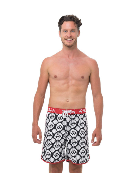 69slam Pantaloni de baie bărbătești 69SLAM IKAT DIAMOND