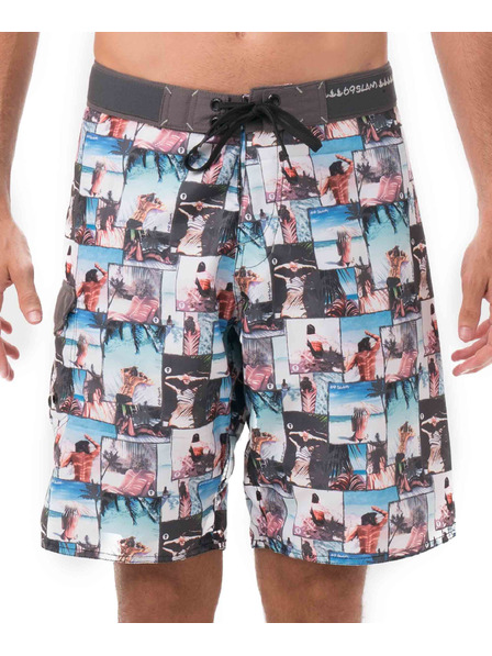 69slam Pantaloni de baie bărbătești 69SLAM UNDER THE PALM