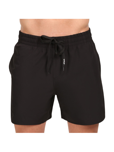 69slam Costum de baie bărbătesc 69SLAM negru PLAIN SAMOA