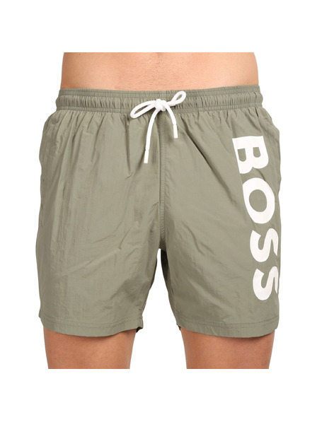BOSS Boxeri de baie bărbătești BOSS verzi
