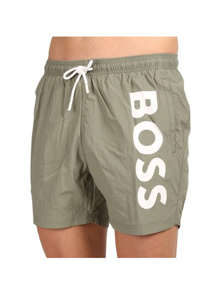BOSS Boxeri de baie bărbătești BOSS verzi