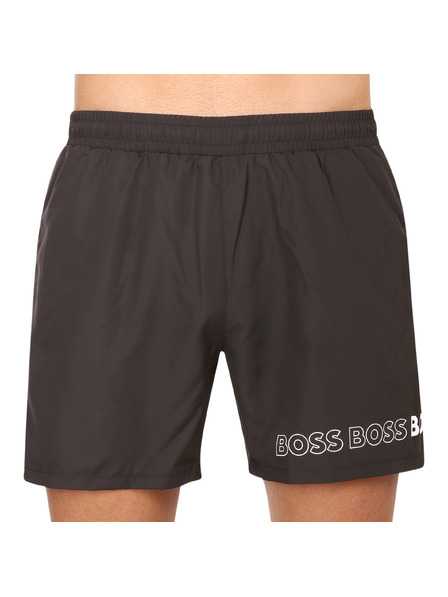 BOSS Boxeri de baie bărbătești BOSS negri