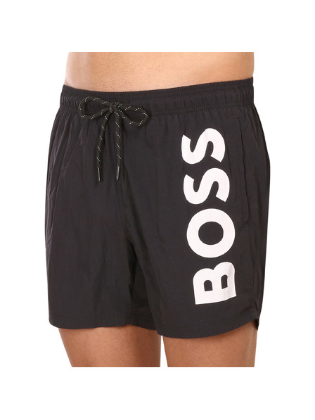 BOSS Boxeri de baie bărbătești BOSS negri