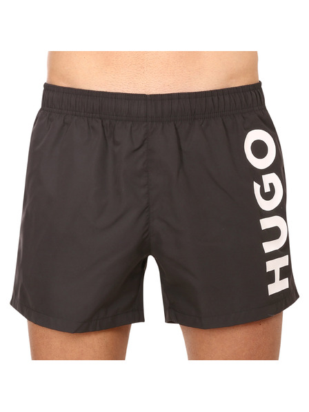 HUGO Pantaloni de baie bărbătești HUGO negri
