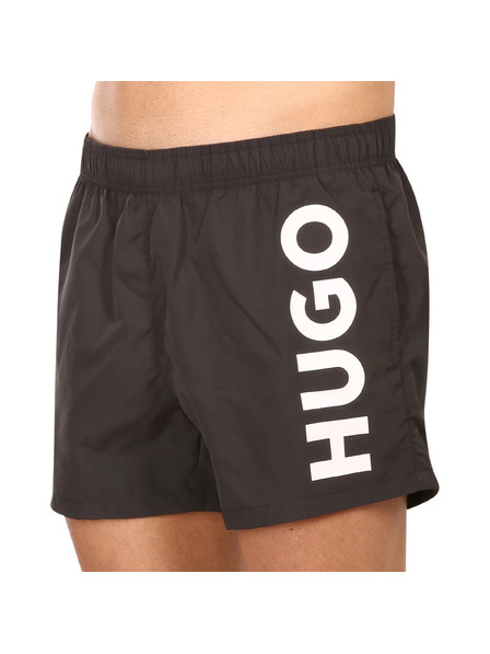 HUGO Pantaloni de baie bărbătești HUGO negri