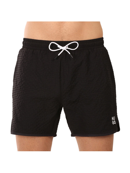 HUGO Pantaloni de baie bărbătești HUGO negri